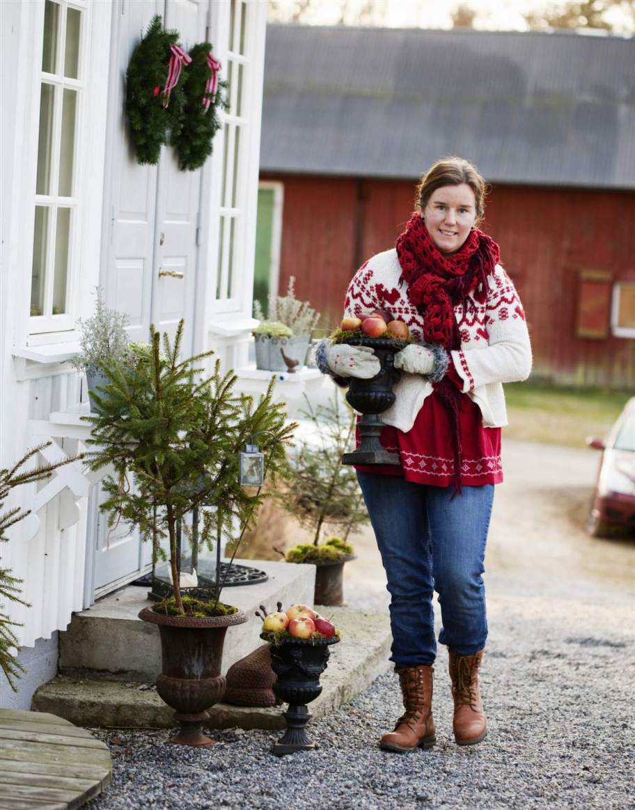украсить дом к Новому году украсить дом к Новому году