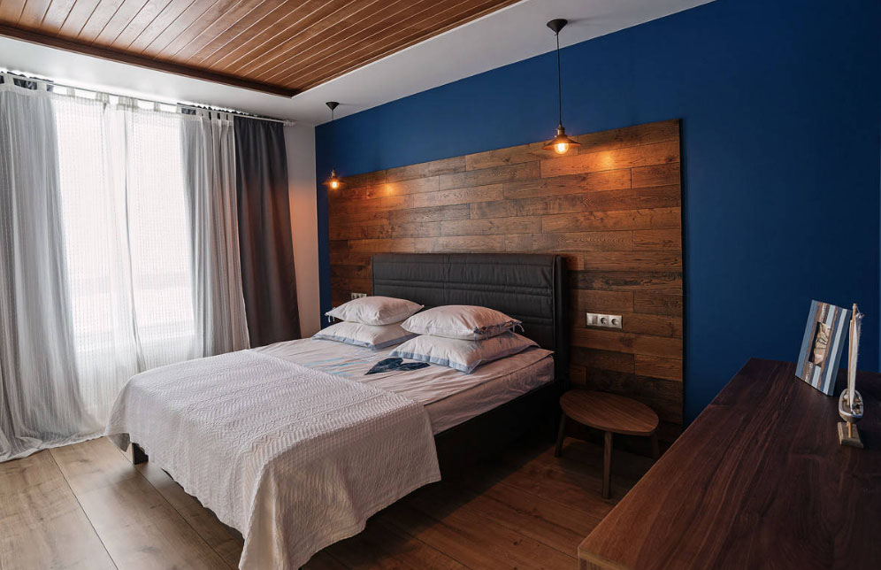 спальня в морском стиле спальня в морском стиле