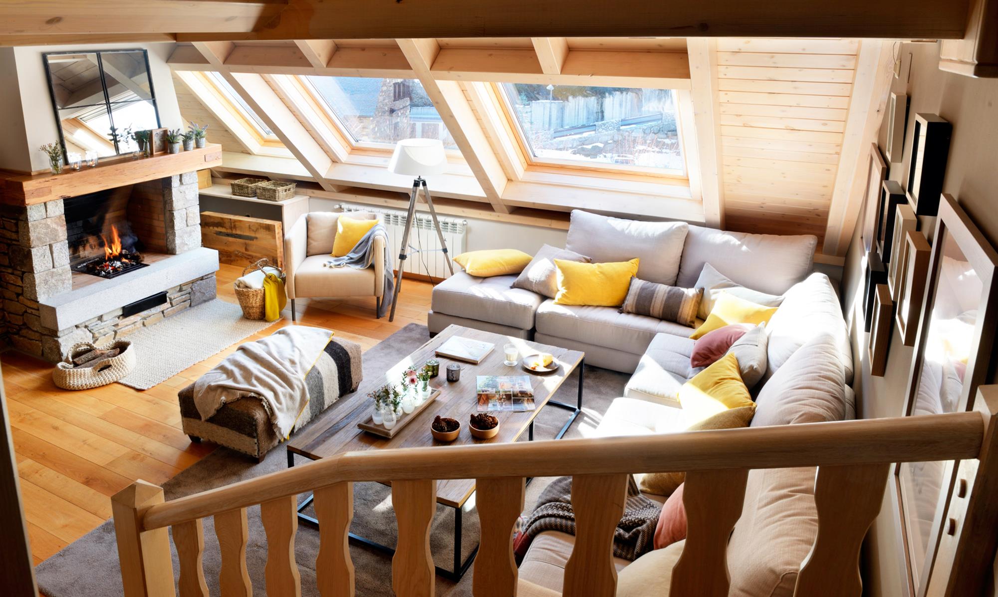 гостиная на мансарде гостиная на мансарде