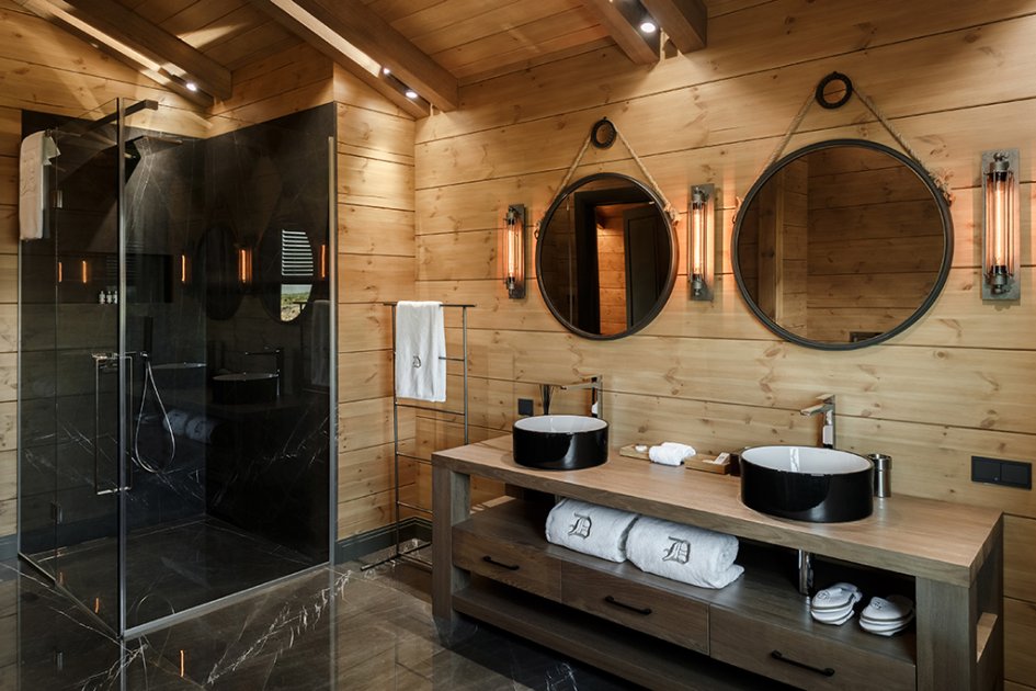 ванная в деревянном доме ванная в деревянном доме