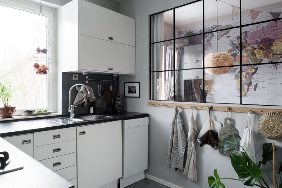 интерьер кухни с окном интерьер кухни с окном