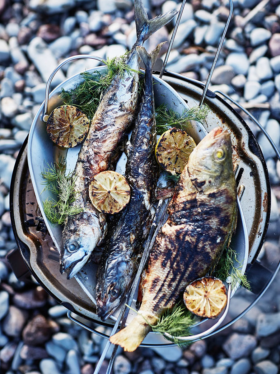 рыба барбекю рыба барбекю