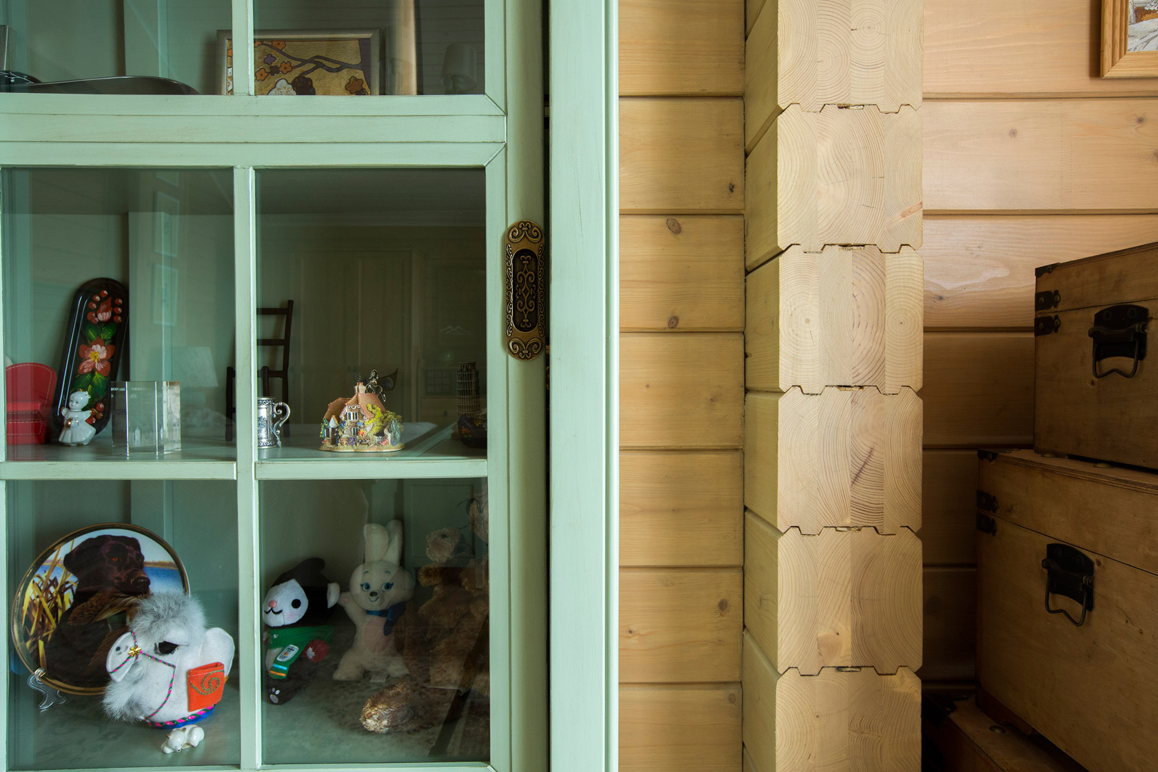 кантри в спальне