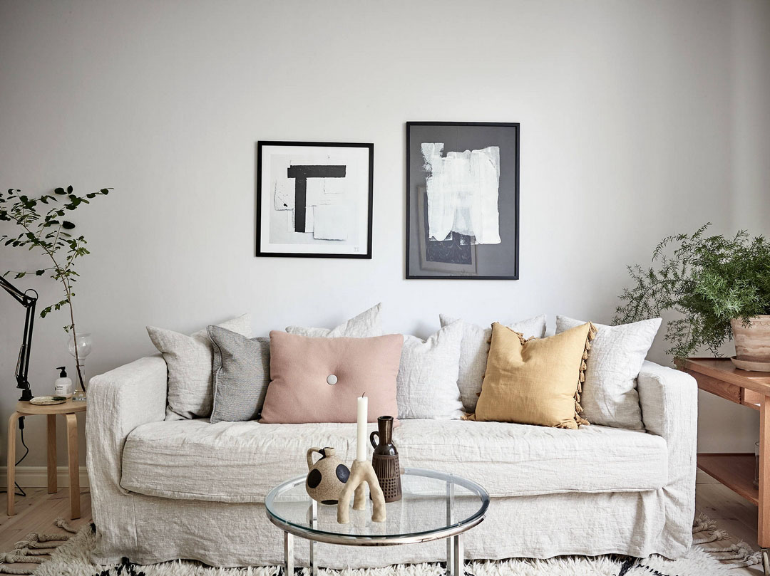 гостиная в скандинавском стиле