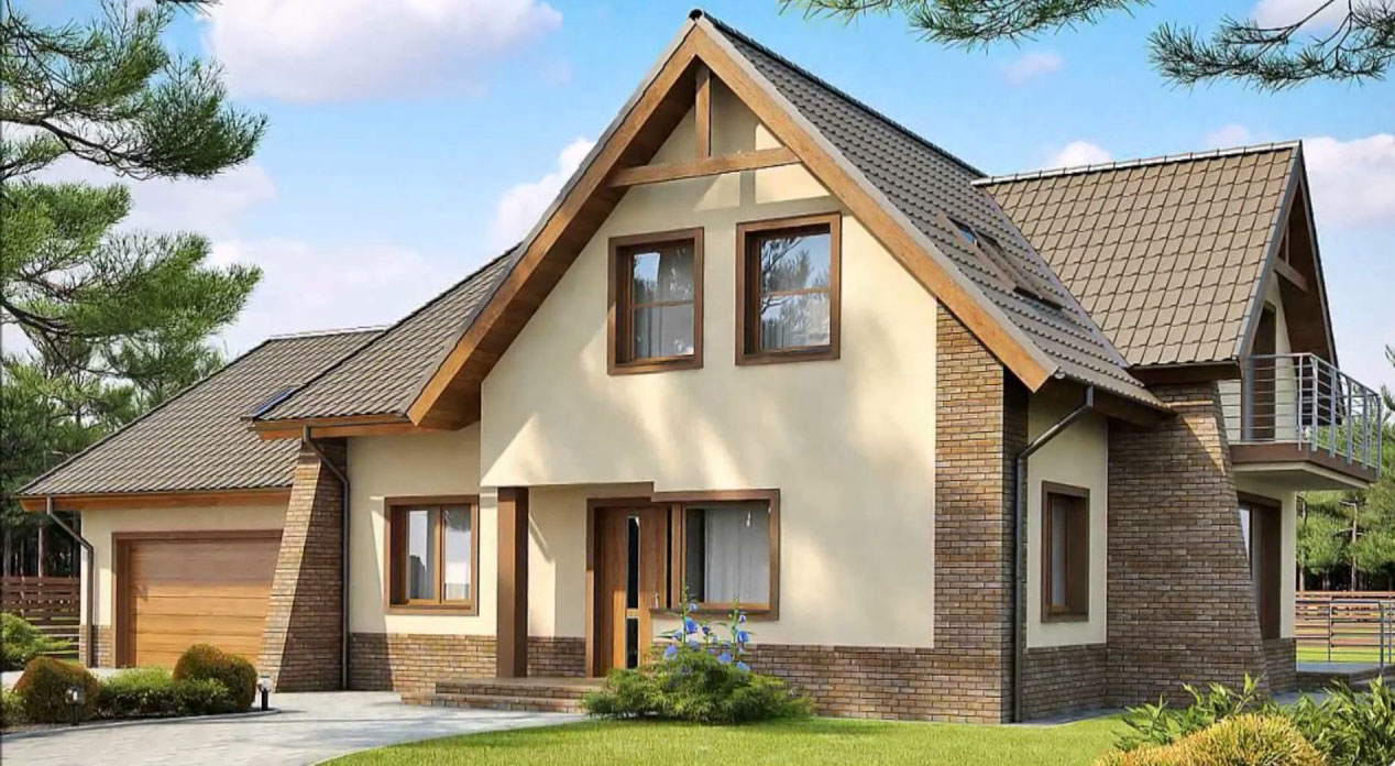 фасад частного дома