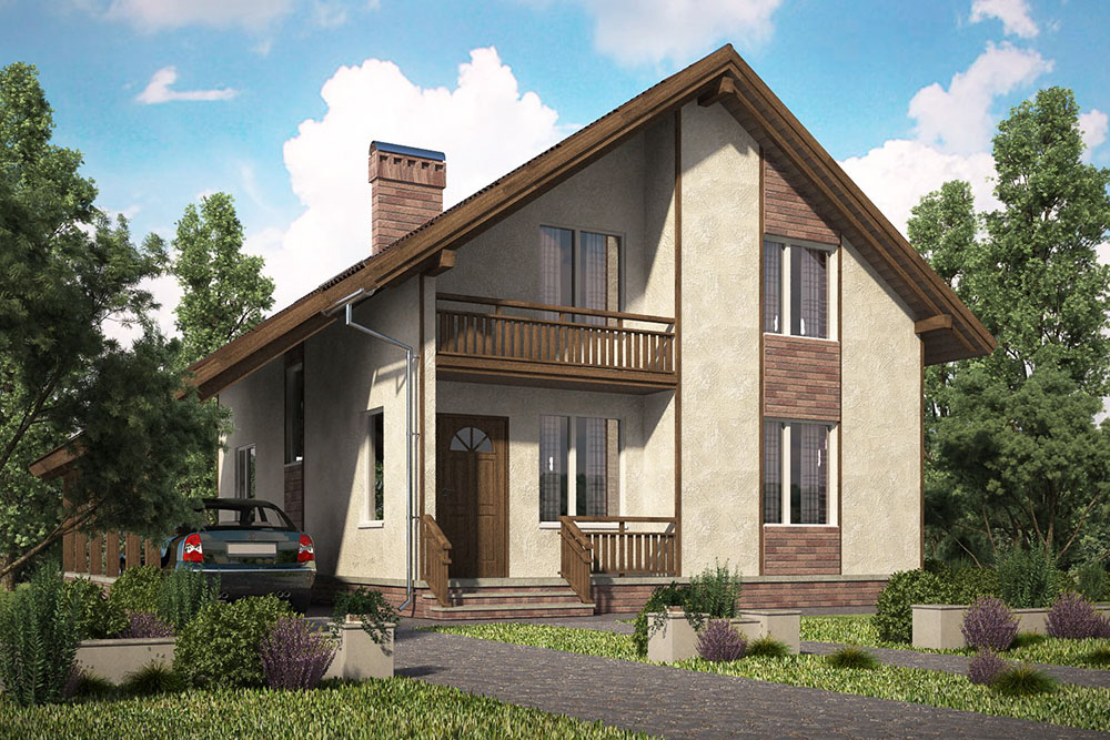 отделка фасада дома