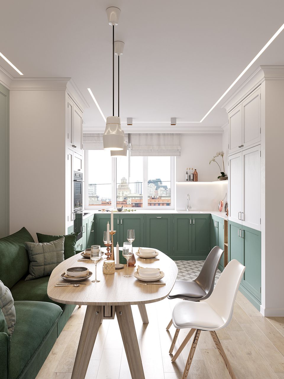 планировка кухни