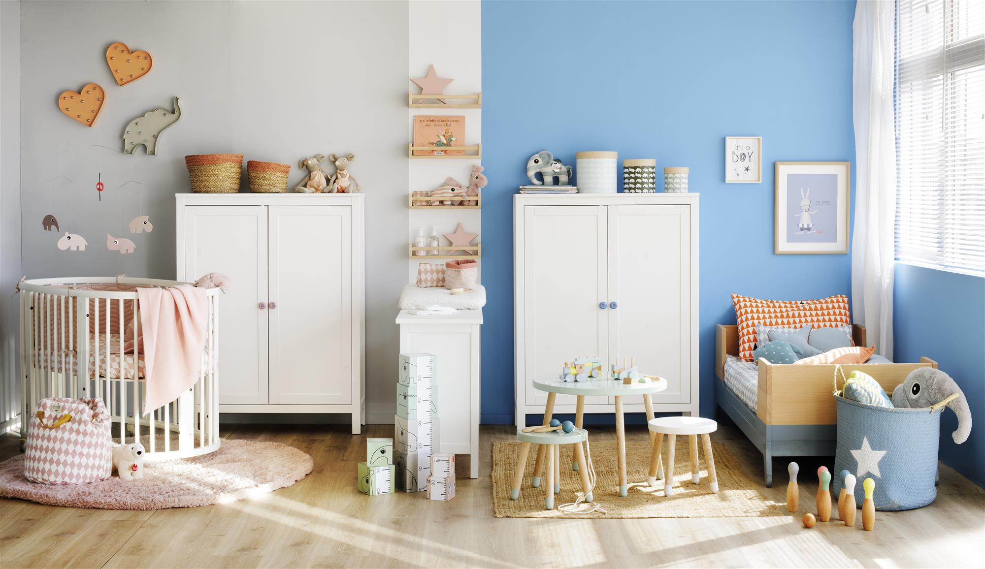 идеи детской комнаты для двоих детей