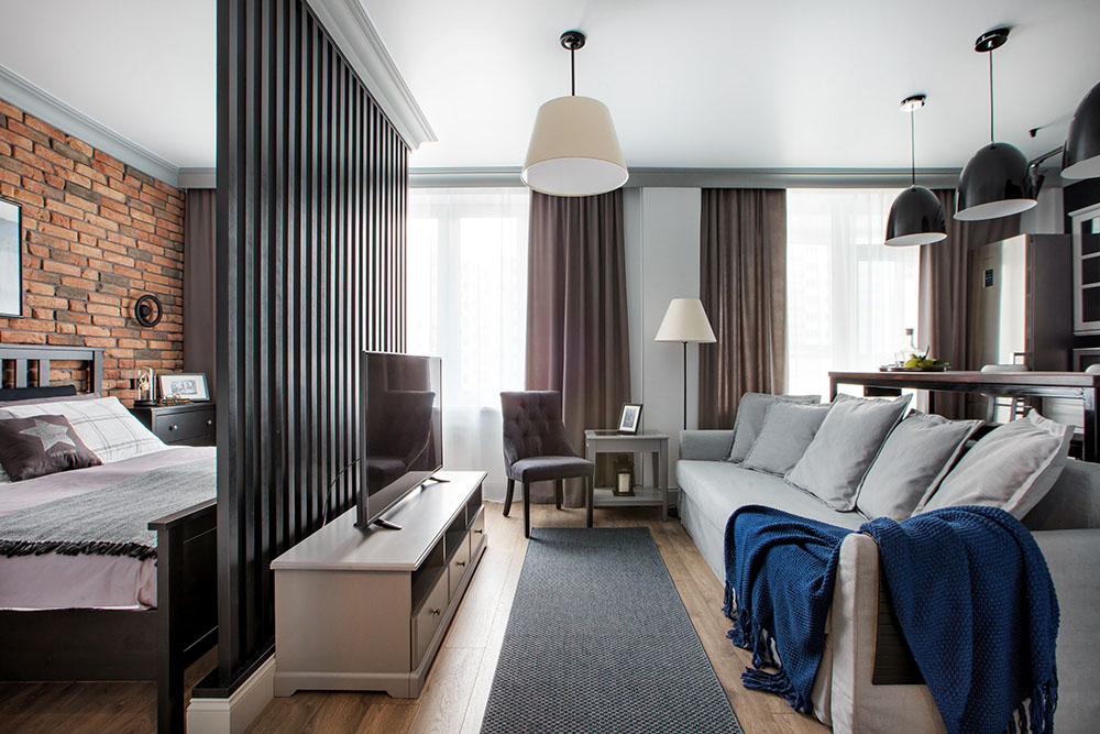 дизайн квартиры студии