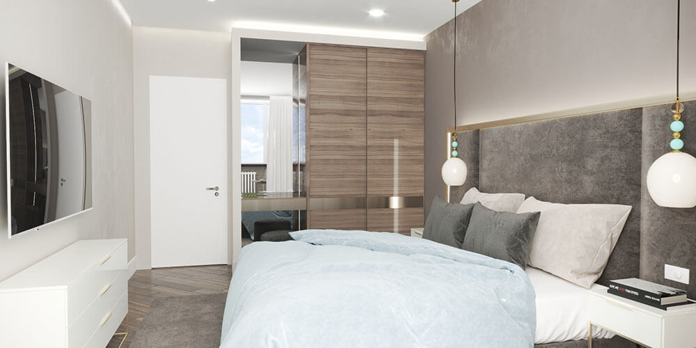 интерьер спальни