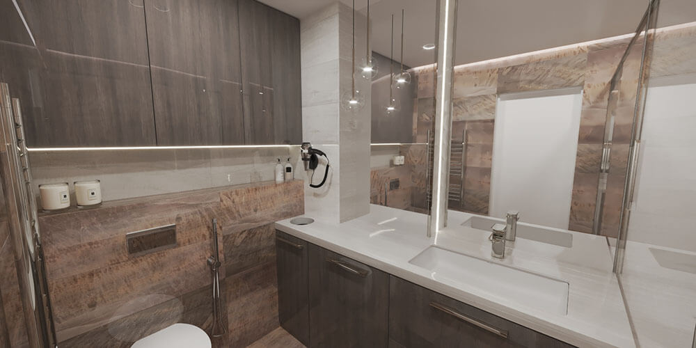 интерьер ванной