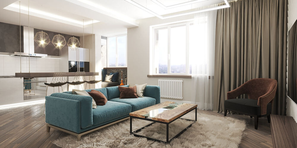 дизайн гостинной