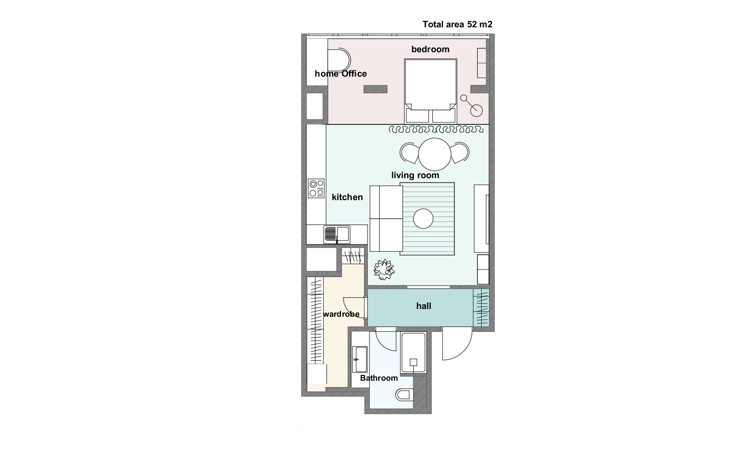 планировка квартиры-студии планировка квартиры-студии