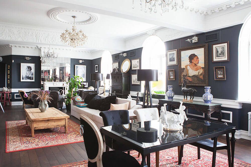 Интерьер трехкомнатной квартиры