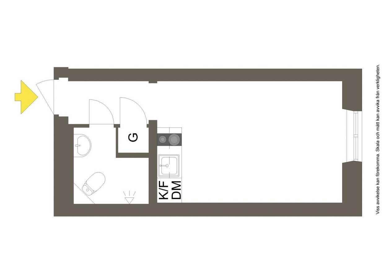 План маленькой квартиры-студии План маленькой квартиры-студии