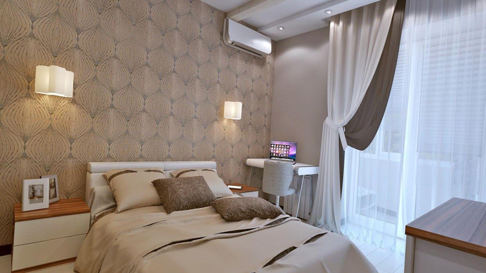 Дизайн маленькой спальни с балконом: совмещать или нет | GD-Home.com