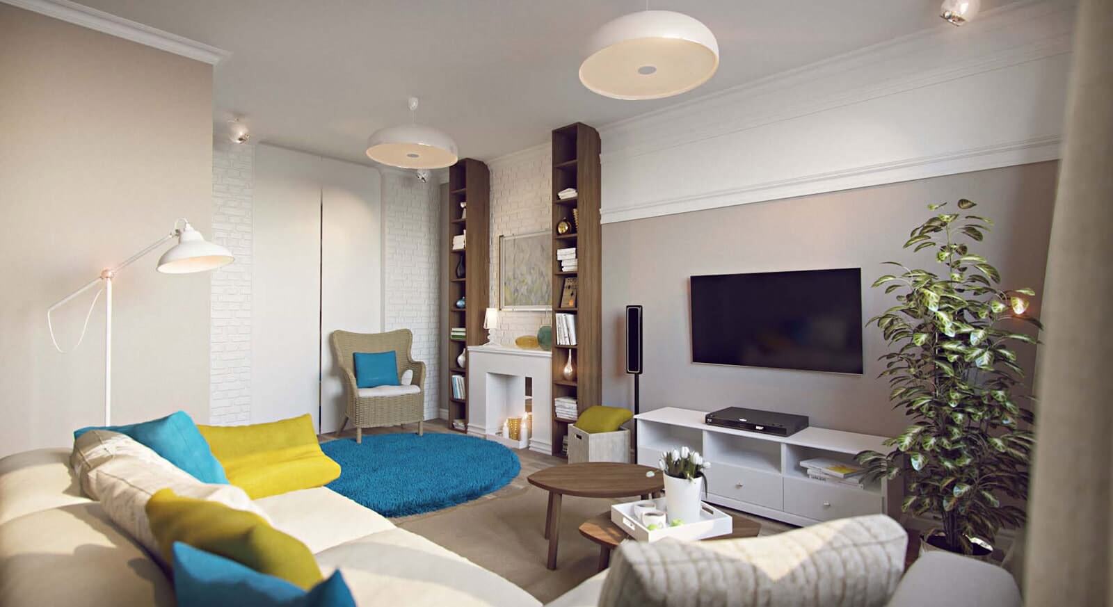 Дизайн-проект однокомнатной квартиры