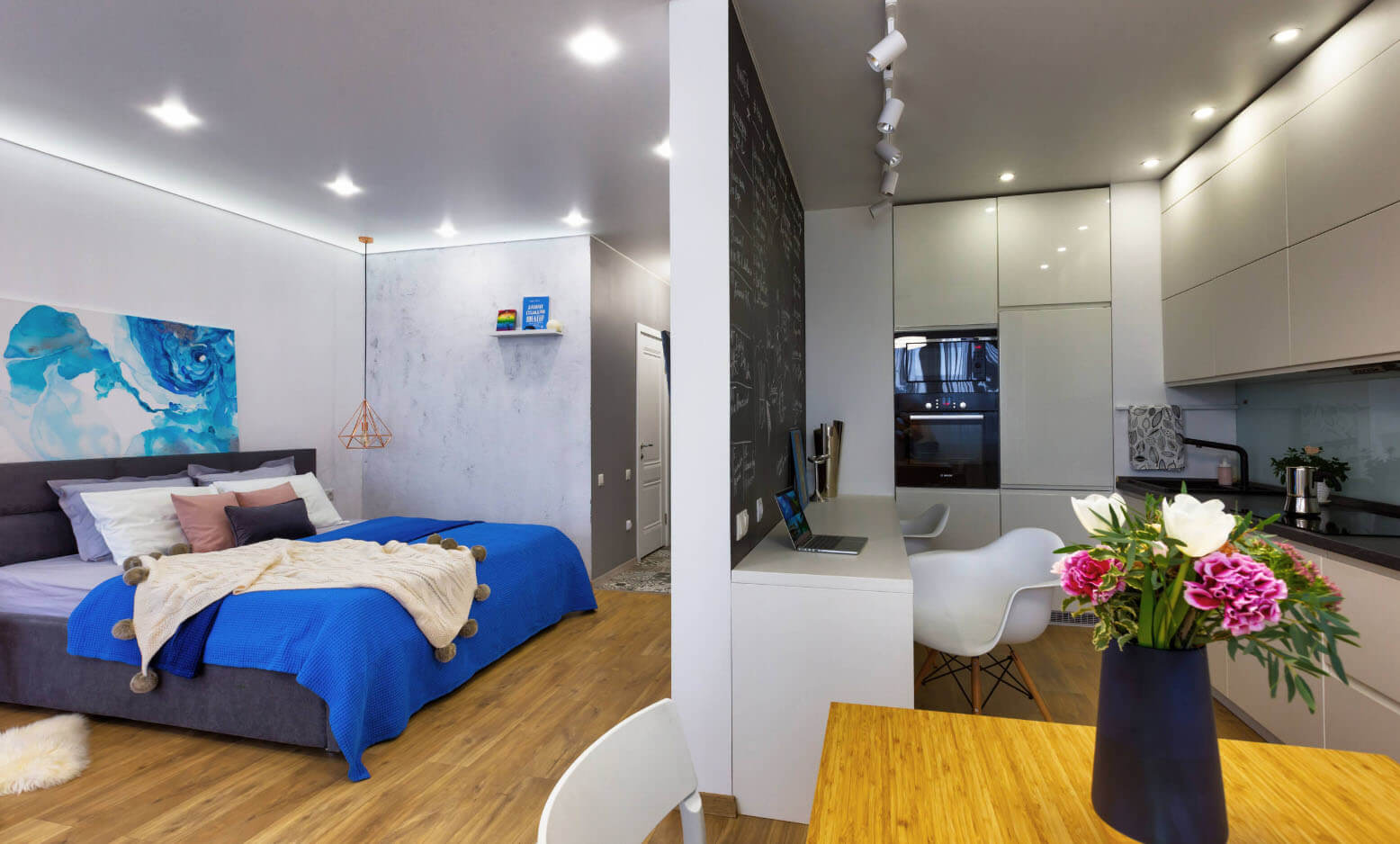 дизайн проект однокомнатной квартиры