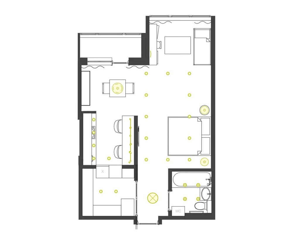 проекты однокомнатных квартир