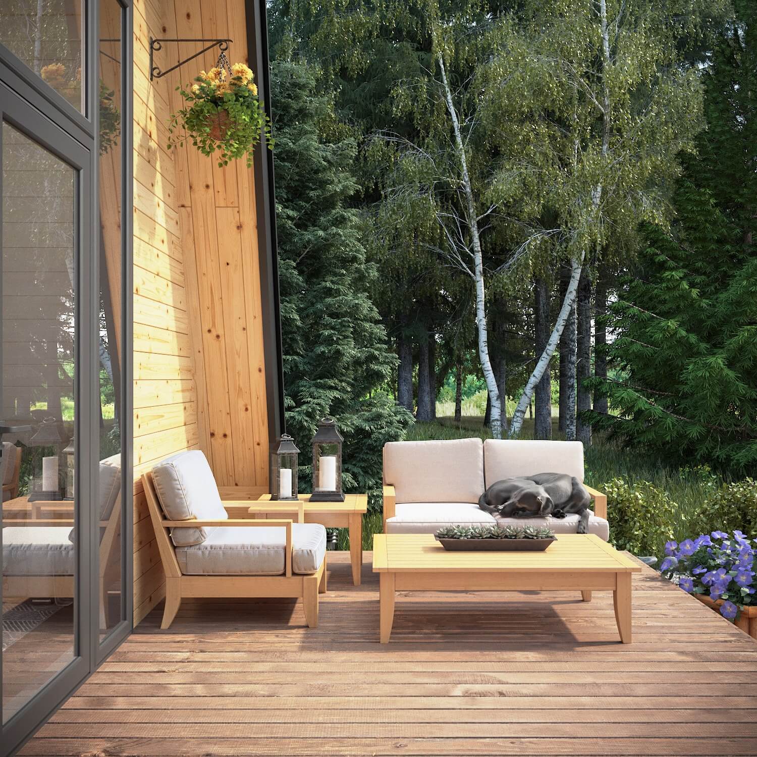 Современный дачный дом Современный дачный дом