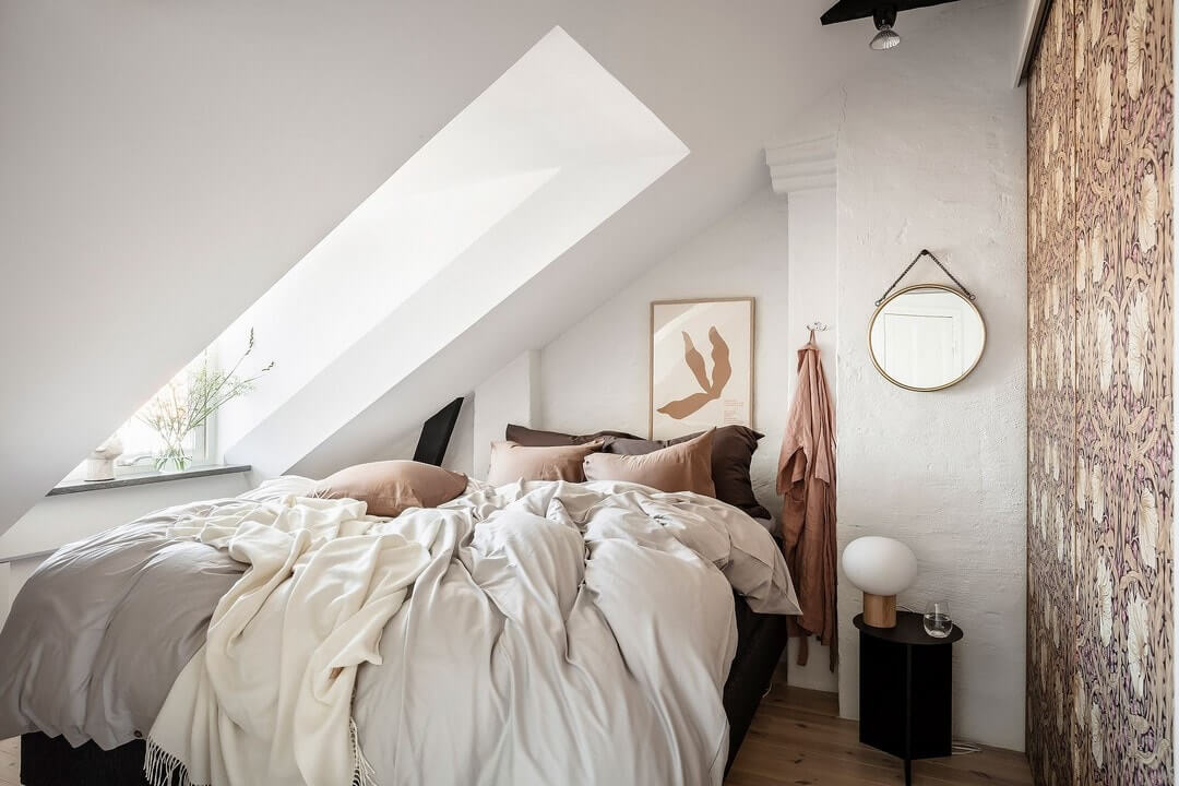 спальня на мансарде дизайн спальня на мансарде дизайн